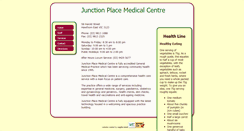 Desktop Screenshot of junctionplacemedicalcentre.com.au